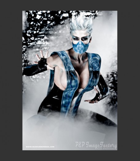 Autographed Print MC Bourbonnais - Fighting Frost