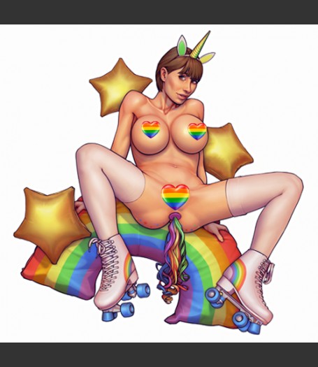 Sticker MC Bourbonnais - Over the Rainbow Holographic Sticker 02
